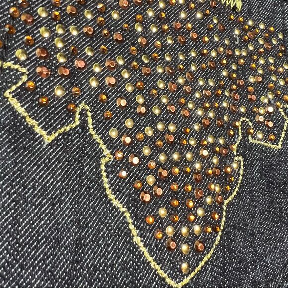 ANTIK Denim straight leg jeans 🖤 NEW 🖤 Y2K 🖤 low rise 🖤 size 25 - Picture 7 of 10